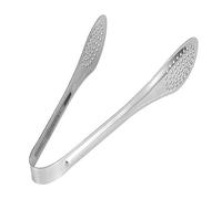 Zerodis Juego de Pinzas para Ensalada, Pinzas para Alimentos de Acero Inoxidable, 5 Piezas para Pastel de Filete de Pan, Abrazaderas de Metal Cepillado en Tamaños S y L para Buffet, Barbacoas,