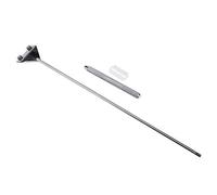 Zerodis Juego del Limpiador del Tanque de Peces Raspador de Algas para el Tanque de Vidrio Limpiador de Algas con raspador Acuario Tanque de Acero Inoxidable (45cm Wide)