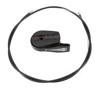 Zerodis Juego Universal de manija de Control de Palanca con Interruptor de Cable de Palanca de 65 "para cortadora de césped, cortacéspedes de Gasolina eléctricos(Negro)