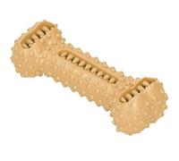 Zerodis Juguete Masticable para Limpieza de Dientes de con Más de 200 Partículas de Molienda Dispensador de Golosinas en Barra TPR Juguete Masticable Interactivo para Cachorros Perros Pequeños, (Café)