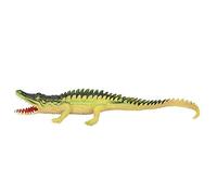 Zerodis Juguetes de cocodrilo de 12 Pulgadas, Figura de acción de cocodrilo Grande Suave Modelo Animal de simulación de cocodrilo Divertido con Sonido para Fiesta, carnavales, Festivales(Light Color)