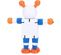 Zerodis Juguetes Educativos de Aprendizaje Temprano Robots Estables Flexibles No Tóxicos para el Desarrollo del Cerebro Educativo Ideal para Niños y Niñas Juguetes de Robot de Madera para Niños (#03)