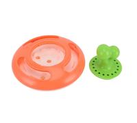 Zerodis Juguetes para Gatos Dispensador de Golosinas Giratorio de 360 Grados para Gatos y Perros Estimulación Mental Alimentador de Entrenamiento IQ con Función de Alimentación Automática Tazón