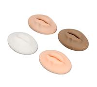 Zerodis Kit de Accesorios de Bordado Modelos de Labios de Silicona Premium para Práctica Paquete de 4 para Tatuajes de Labios Empodera a Principiantes y Profesionales Modelo de de Silicona 3D