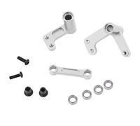 Zerodis Kit de Accesorios para Coche, Manivela de Campana de Ahorro de Servo Ajustable para Bandit Rustler Slash 2Wd RC, Dirección de Aluminio (#2)