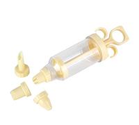 Zerodis Kit de Boquilla de Decoración de Pastel y para Galletas de Decoración de Pasteles, Panadería donuts] (【34380】 Beige Amarillo Bozo Pistola)