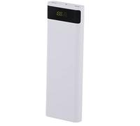 Zerodis Kit de Caja de Alimentación Móvil S10, Portátil sin Soldadura DIY Normal Bank Bank Case de Batería Ligera Compatible con la Mayoría de los Teléfonos Móviles (White)