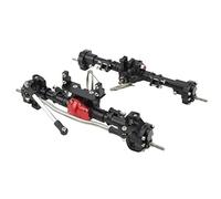Zerodis Kit de Ejes de Portal Alto Rendimiento, Instalación Fácil, Aumento y Ensanchamiento, Estabilidad Estabilidad RC Kit Ejes Delanteros Delanteros para Axial SCX10 I II III 90046 90047 1/10 RC