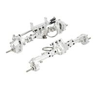 Zerodis Kit de Ejes de Portal Alto Rendimiento, Instalación Fácil, Aumento y Ensanchamiento, Estabilidad Estabilidad RC Kit Ejes Delanteros Delanteros para Axial SCX10 I II III 90046 90047 1/10 RC
