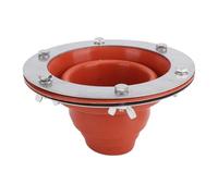 Zerodis Kit de Flashing de Teatro de Alta Temperatura de Alta Temperatura para Tuberías de Chimenea de 4.5-10 Cm Instalación Simple para Yurtas, Cabañas y Talleres 1 Tecla de Paquete Incluida (ORANGE)