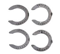 Zerodis Kit de Herradura de 4 Piezas, Herraduras de Metal Livianas de Aleación de Aluminio para Equitación de Carreras, 8,3 X 8,3 X,5 Pulgadas, Accesorio Confiable para Equitación (4)