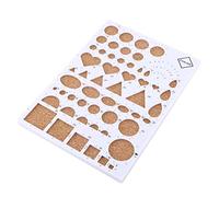 Zerodis Kit de Herramientas de Filigrana de Papel, Materiales de Plástico y Madera, Bolígrafo de Filigrana Versátil y Tablero de Plantilla para Manualidades de Papel álbumes de Recortes (WHITE)