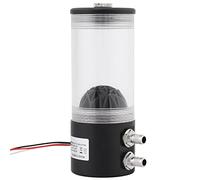 Zerodis Kit de Tanque de Bomba de CC de Refrigeración por Agua, Cilindro de Bomba de Agua de Refrigeración Líquida Integrada, 500 L H DC 12 V 10 W, 16 DB Silencioso, Depósito de 250 Ml, 3 Pines para