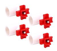 Zerodis Kit de Tetinas de Agua para Aves de Corral, Tetinas de Bebedero para Pollos con de Riego Automático, Cinta de Juntas de Accesorios en T, 10 Uds.