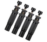 Zerodis Kit de Válvula Desinfladora de Neumáticos, Parada Automática Ajustable, Rango de 10-30 PSI con Bolsa con Cremallera, 4 Herramientas de Latón para Inflar Neumáticos para Todoterreno 4x4 SUV