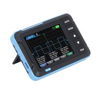Zerodis Kit Digital de Osciloscopio de Mano con Sonda 10x 2.8in LCD 5MS/S Muestreo 1M Generador de Señal Portátil de Ancho de Banda para Detección de Energía de Mantenimiento Automotriz
