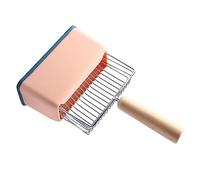 Zerodis La Cucharada Duradera saltó de La Pala Profunda para el Mantenimiento de La de Gato Limpio - Creador para Caca de Metal de Limpieza Simple - Adecuado para Dueños de Gatos (Rosado)