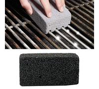Zerodis Ladrillo de Limpieza de Parrilla, Piedra Pómez Natural para Parrilla de Barbacoa, Plancha de Horno, con Material de Espuma de Vidrio, Adecuado para Utensilios de Cocina y Varias (BLACK)