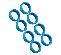 Zerodis Las Ruedas de Equipaje Cubren la Reducción de Ruido del Carro de Carro de Silicona Coud para la Absorción de la Absorción de Choque (8 STC) (Blue)