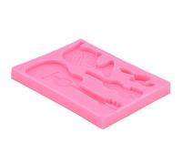 Zerodis Linda Forma de Silicona de Chocolate Chocolate -pastel de Fondant -molde de Decoración para la Panadería Casera No Es Elegante y Fácil de Limpiar para la Producción de Mini Dulces y Mano de
