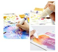 Zerodis Líquido para Enmascarar Arte, 30ml, Líquido para Enmascarar, Pluma para Artista, Acuarela, Pigmento Líquido Blanco