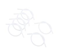 Zerodis Mangueras de Tubos de Leche de 6 Piezas, Tubo de Reemplazo de Leche de Silicona Suave Resistente Al Calor de 14,96 Pulgadas con 3 Conectores para Máquinas de café Jura