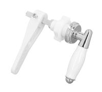 Zerodis Manija de Palanca de Descarga del Tanque del Inodoro, Mecanismo de Baño de Montaje Lateral, Cisterna de Repuesto de Cerámica, Herramienta Universal Resistente a la Corrosión y