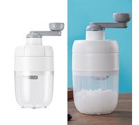 Zerodis Máquina Manual para Picar Hielo, Trituradora de Hielo con Manivela y Cuchilla de Acero Inoxidable Engrosada for Hogar, Cocina y Viajes