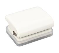 Zerodis Máquinas Selladoras de Encuadernación Perforadora Manual de Hojas para Papel A7 A4 5 Hojas Capacidad de 70 G con Columnas y Escalas de Localización Cuerpo de Pintura Completamente de Metal