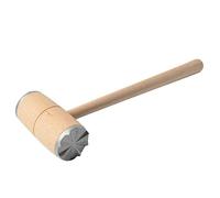 Zerodis Martillo de Carne de Madera, Herramienta para Reblandecer Carne, Mazo de Cocina con Dos Lados, Ideal para Steak y Beef