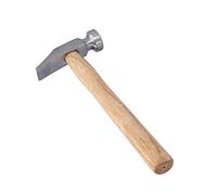 Zerodis Martillos de Bola Cabeza Forjada con Pulido Tratado Térmicamente de Madera Ergonómico para Reparación de Calzado Artesanía en Cuero Fabricación de Artesanías Martillo para Zapatos Todo Acero