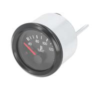Zerodis Medidor de Temperatura de Agua del Automóvil, Medidor de Temperatura del Refrigerante, Termómetro LED de Motor Mecánico Eléctrico de Puntero de 52 Mm con Cubierta Transparente, Instalación
