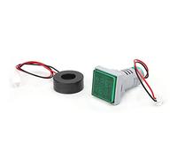 Zerodis Medidor de Voltaje de Corriente Kit de Amperímetro de Voltímetro Indicador Indicador de la Herramienta de Lapso de la Válvula de Medidor de Voltio, para Medir la Potencia, con Extracción