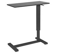 Zerodis Mesa de Escritorios de Computadora con Rodillos Ocultos de Montaje Over -Bedside Desk Bundside Mesa Multifuncional para Portátiles o Tableta Escritura de Escritura de Dibujo Lectura de la