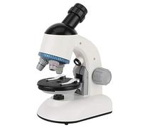 Zerodis Microscopio para Niños, Microscopio de Juguete Educativo de Plástico 40X 1200X con Luz LED, Cabezal de Rotación 360 y Lentes 4X 10X 40X, para Niños Principiantes Aprendizaje de Ciencias