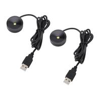 Zerodis Mini Foco LED, USB Compacto de 5 V para Gabinete de Exposición, Joyero, Obras de Arte de Interiores (luz blanca) (Luz Natural)