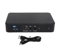 Zerodis Mini Fuente de Alimentación de Respaldo de Batería UPS, Soporte para Enrutador, Módem, Cámara, UPS, Respaldo de Batería de Escritorio para Oficina en Casa