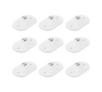 Zerodis Mini Ruedas Autoadhesivas Ruedas Giratorias de Acero Inoxidable y