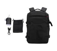 Zerodis Mochila de Viaje Al Vacío, Bolsa de Transporte con Sello de Compresión Expandible y Bomba Eléctrica Mochila para Computadora Portátil para Viajes de Negocios, Senderismo y