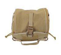 Zerodis Mochila para Motocicleta, Bolsa para Casco de Camping con Correa Ajustable Bolsa de Lona Deportiva para Viajar Montar en Bicicleta Esquiar (Caqui)