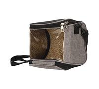 Zerodis Mochila Transparente de Mochila de Pájaros con una Cremallera de Dos Vías para una Fácil Limpieza Que Se Adapte a Pequeñas Aves y Viajeros y Viajeros (Gray)