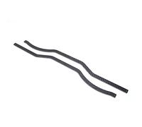 Zerodis Modelo de Accesorios para Coche, Rieles del Marco del Chasis para Axial Scx10 II, Diseño Ligero y Fuerte, Fácil Instalación, Fibra de Carbono Universal