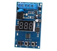 Zerodis Módulo de Interruptor de Disparador MOSFET, PCB Optoacoplador Temporizador de Retardo de Aislamiento DC 5V a 30V 20A Ajustable 0.1s a 999min para Control de Válvula Solenoide de Bomba de