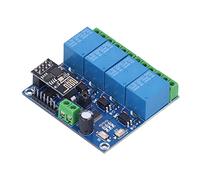 Zerodis Módulo de relé WiFi, Cableado con Microprocesador, Interruptor WiFi de 4 Canales para Automatización del Hogar Inteligente, Control Remoto para Aplicaciones Domésticas (12V)