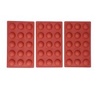 Zerodis Moldes para Hornear Molde Herramienta para Hornear Utensilios para Molde de Postre para Cúpula Mousse Pastel de Bolas de Chocolate Caliente con Grado Alimenticio Antiadherente Fácil