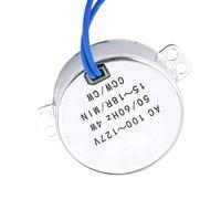 Zerodis Motor Síncrono de Alto par, Motor de Engranajes de Tamaño Pequeño de bajo Consumo 4W 100-127V para Ventilación de Ventilador Eléctrico y Aire Acondicionado (15-18 RPM)