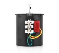 Zerodis Motor Síncrono de CA XD68KTYZ, Engranaje de Metal, Potencia de 28 W, 2,5 a 110 RPM para Automatización, Luces de Escenario, Control de Instrumentos (110 vueltas)