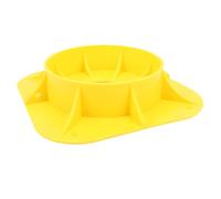 Zerodis Muelle para Rueda de Gato de Remolque, Material a Prueba de Impactos de HDPE Amarillo para Ruedas Individuales de 6 Pulgadas y Dobles de 6 Pulgadas con Estabilidad Mejorada para Vehículos