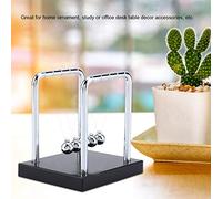Zerodis Newton's Cradle Balance Balls Desk Muestra de Juguetes de la Física, para Entusiastas de la Ciencia y Decoración del Escritorio de la Oficina