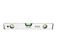 Zerodis Nivel de Espíritu de Wasserwaage Magnetic de 400 Mm de Alta Exactitud, Herramientas de Medición de Nivel Digital de Caja de Aleación de Aluminio, Viales Verdes para Plomería, 45 Grados con